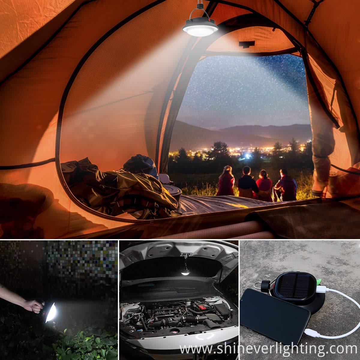 solar tent lights